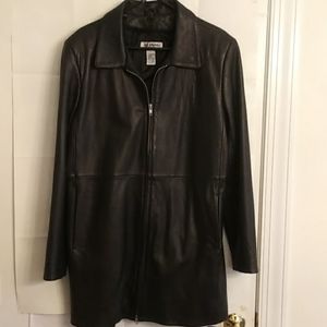Alfani Women's 100% Soft Leather Jacket Size L